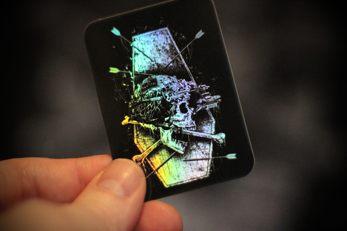 Death is watching shiny slap