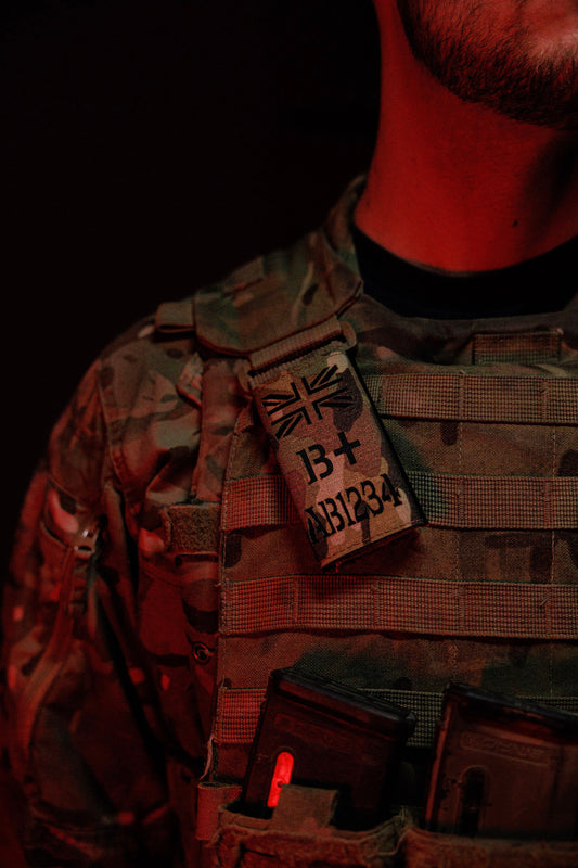 Virtus Vertical Zap Sleeve Patch – Multicam Laser Cut